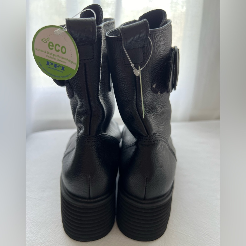 Paul Green Palani Zip Boot In Black Women’s Size 85 New - Picture 3 of 13